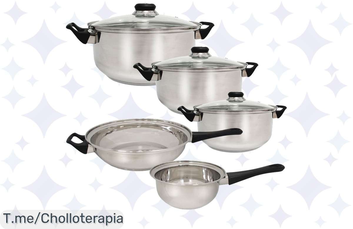 ¡Batería de cocina Genova: Durable, versátil y con descuento irrepetible!