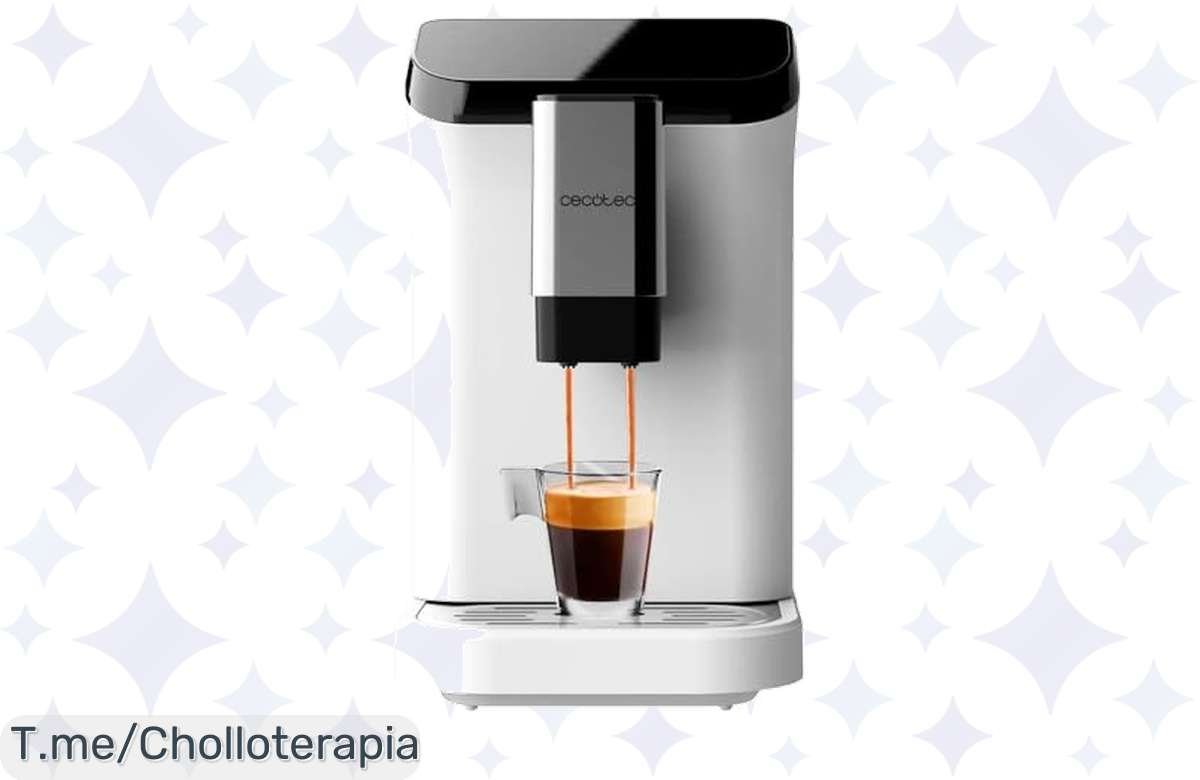 ¡Café de lujo al instante! Descubre la Cafetera Cremmaet Macchia White de Cecotec