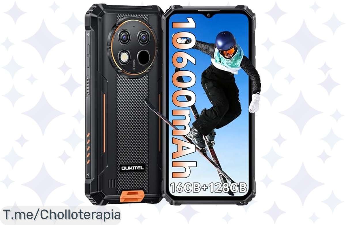 ¡Caza el OUKITEL WP28S, el móvil todoterreno con batería de 10600mAh y pantalla HD, y ahorra un 35%!