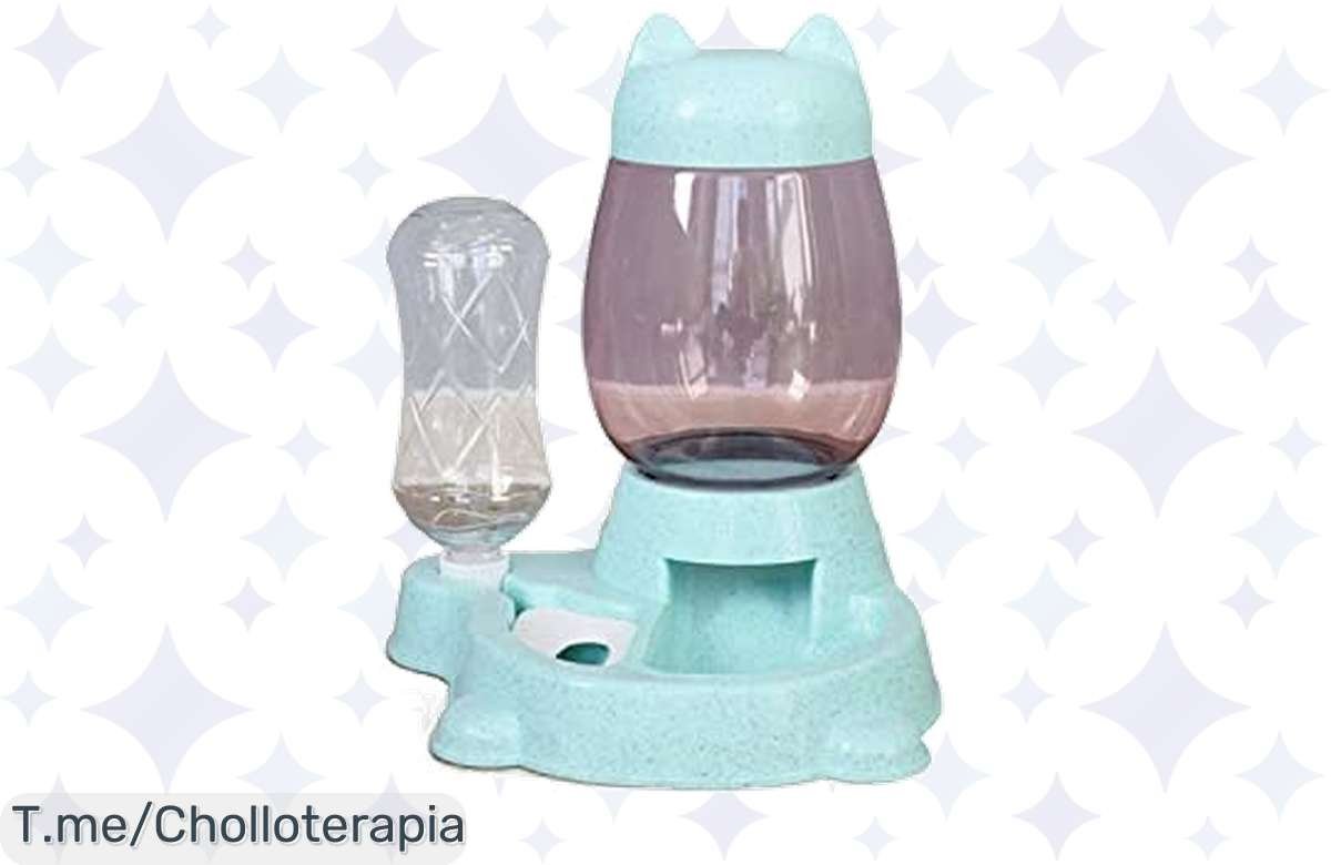 ¡Chollazo Dispensador para Gatos! Comodidad y frescura a Preciazo Relámpago
