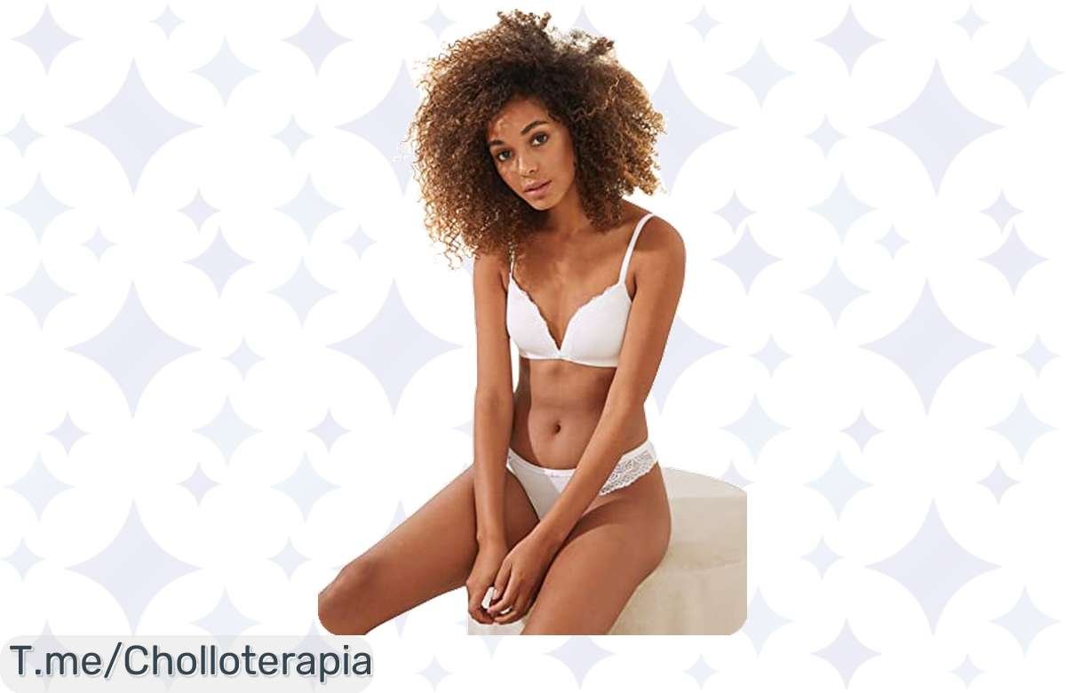 ¡Chollazo Exclusivo: Sujetador Triangular Foam con Encaje de Women’secret al Mejor Precio!