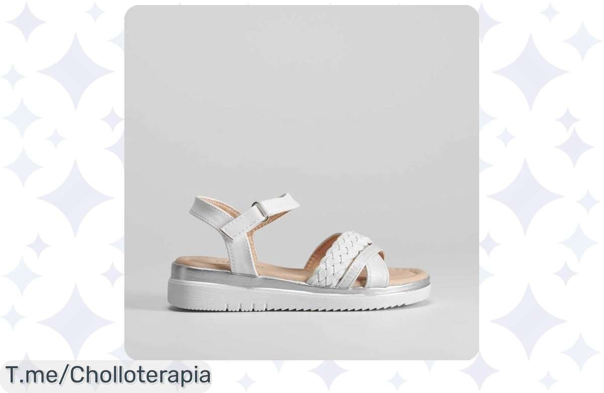 ¡Chollazo! Sandalia cuña blanca pala cruzada OH GIRL a precio de locura. ¡Aprovecha ya!