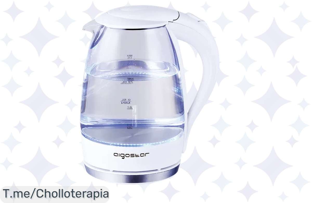 ¡Chollazo del hervidor Aigostar Eve 30Gon: Agua caliente al instante por cuatro duros!