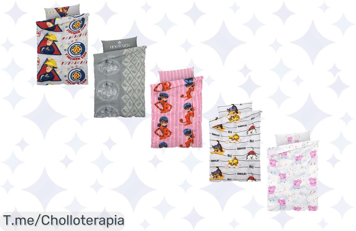 ¡Chollazo en ropa de cama infantil de 150 x 220 cm, haz que tus peques duerman en sus sueños!