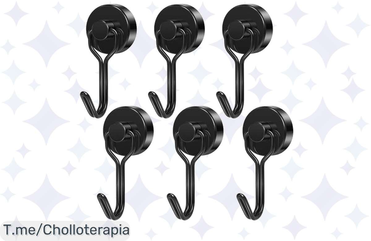 ¡Chollazo único! Pack de 6 ganchos Wukong magnéticos ¡a precio de ganga!