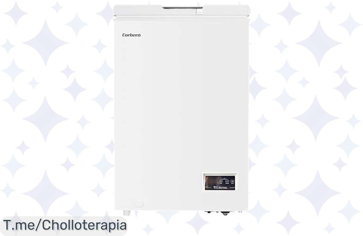 ¡Congelador Arcón de 98L al Mejor Precio! Control Electrónico y Luces LED ¡No te lo Pierdas!