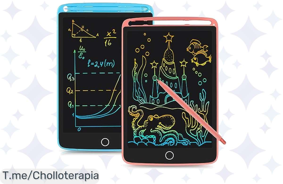 ¡Consigue 2 tabletas LCD para niños y despierta su creatividad al máximo!