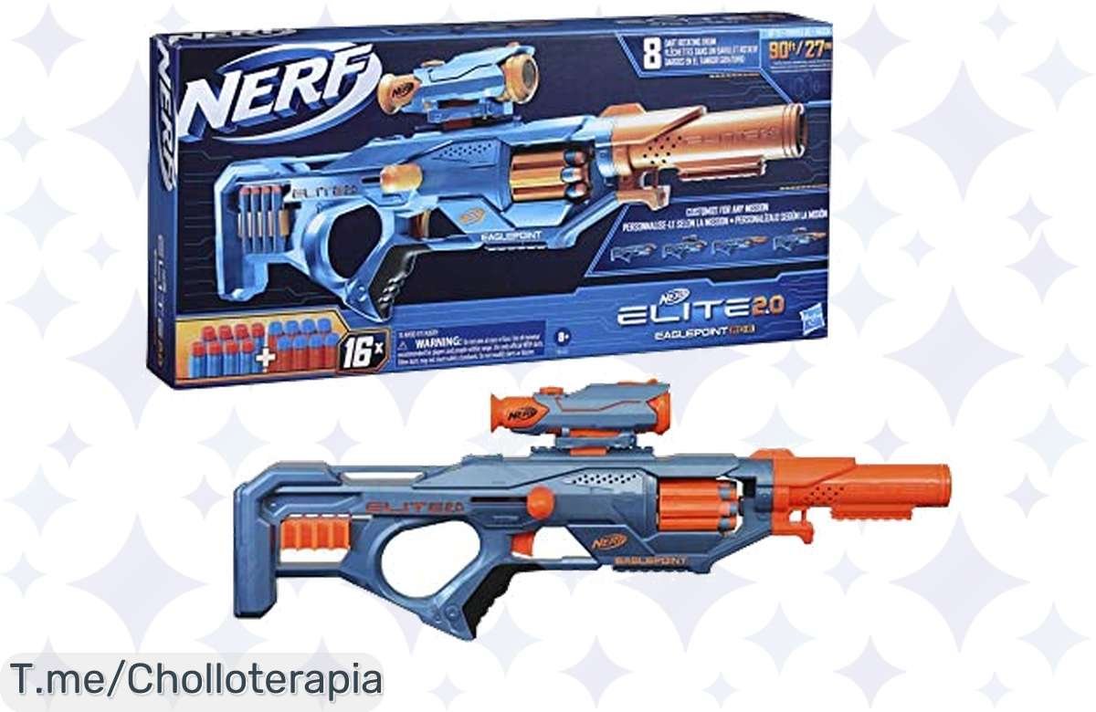 – ¡Consigue ya tu lanzador Nerf Elite 2.0 Eaglepoint RD-8 y arrasa en cada batalla! ⚡️  
– ¡El lanzador Nerf Elite 2.0 Eaglepoint RD-8, el arma definitiva para cualquier desafío! ⚡️  
– ¡No te quedes atrás, consigue tu lanzador