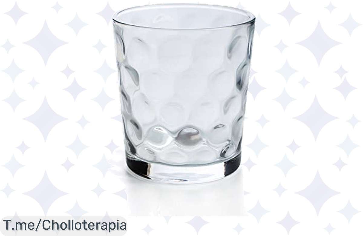 ¡Corre! 6 vasos de vidrio eco para lavavajillas a precio de locura