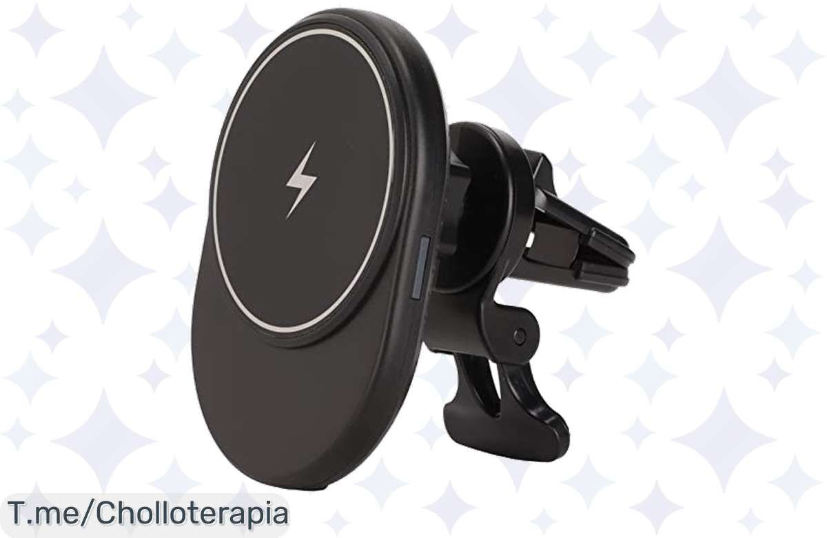 ¡Corre! Carga rápida y soporte giratorio para tu coche a precio de locura!
