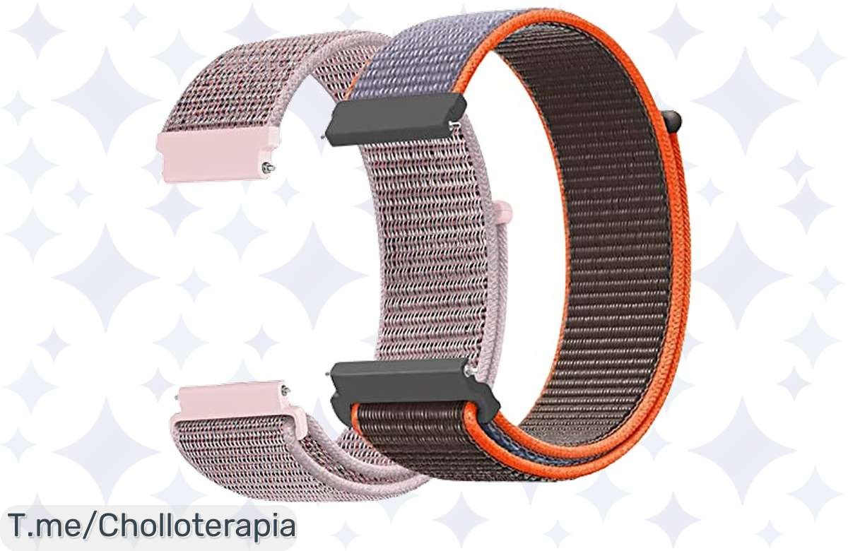 ¡Corre por estas correas deportivas de nailon con cierre rápido a precio de risa!