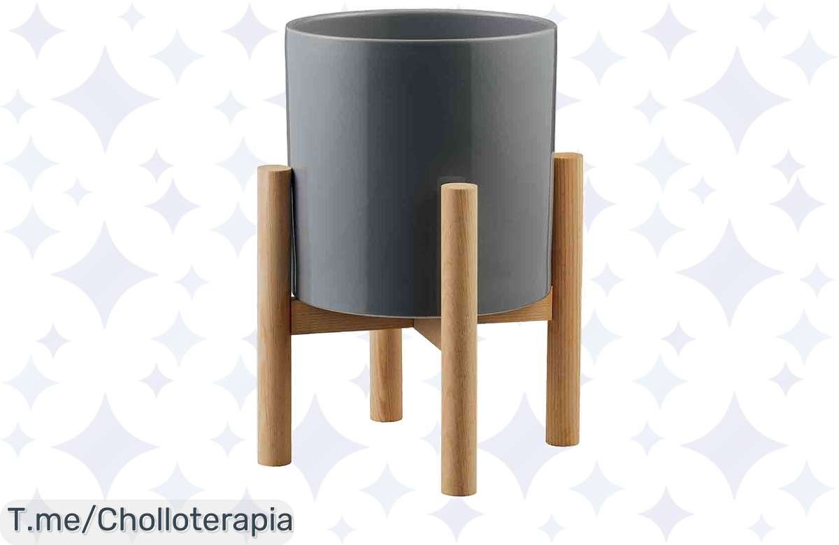 ¡Corre que vuelan! Los maceteros con soporte al mejor precio para tus plantas