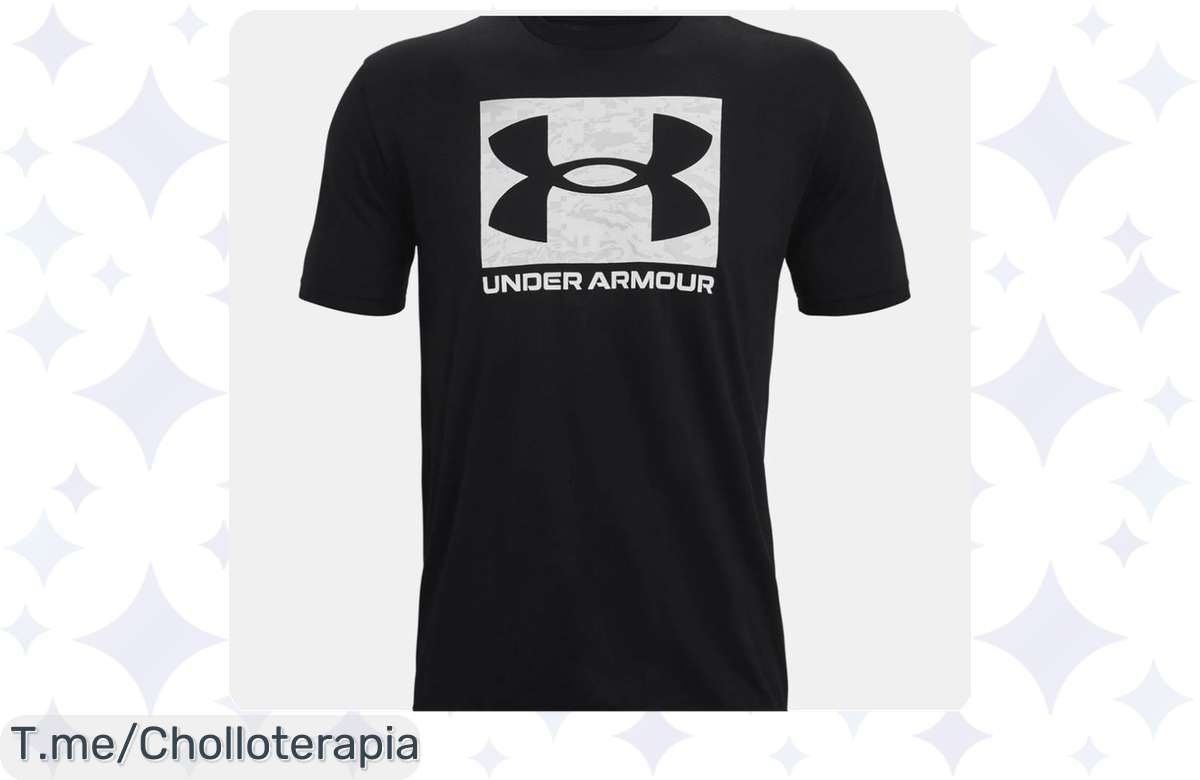 ¡Corre que vuelan las camisetas Under Armour para hombre con logo al 50%!