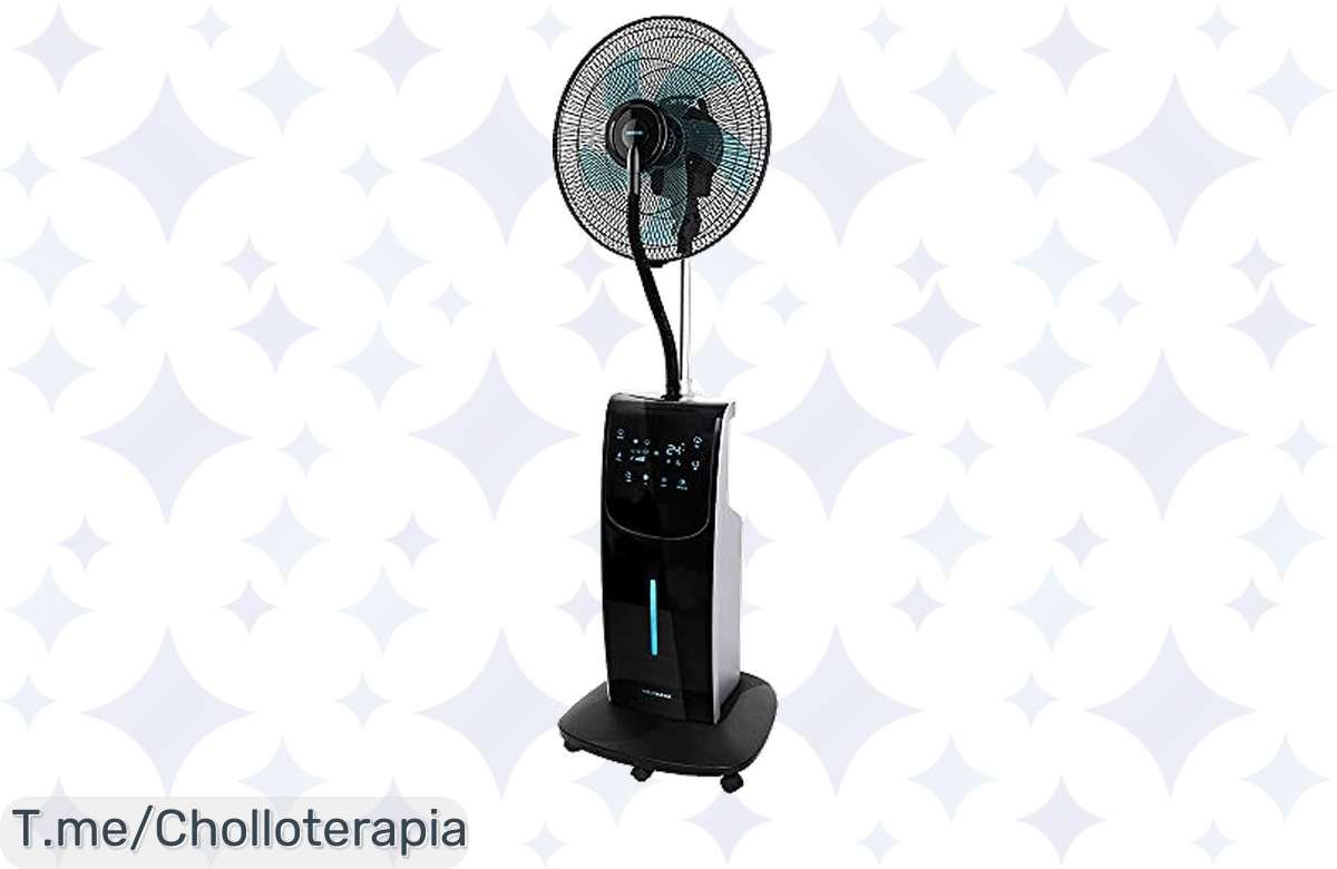 ¡Dale a tu verano un aire fresco y sin mosquitos con este Ventilador Nebulizador!