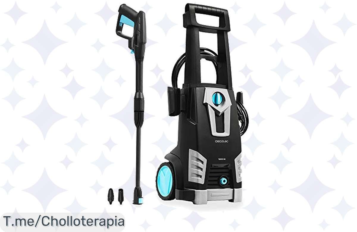 ¡Desata el poder de limpieza con la Hidrolimpiadora Cecotec HidroBoost 1800 y ahorra como nunca!