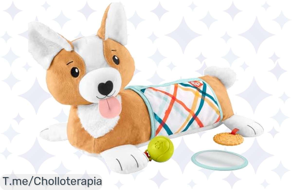 ¡Descubre el Cojín Cachorro 3 en 1 de Fisher-Price, la diversión y desarrollo para tu bebé!
