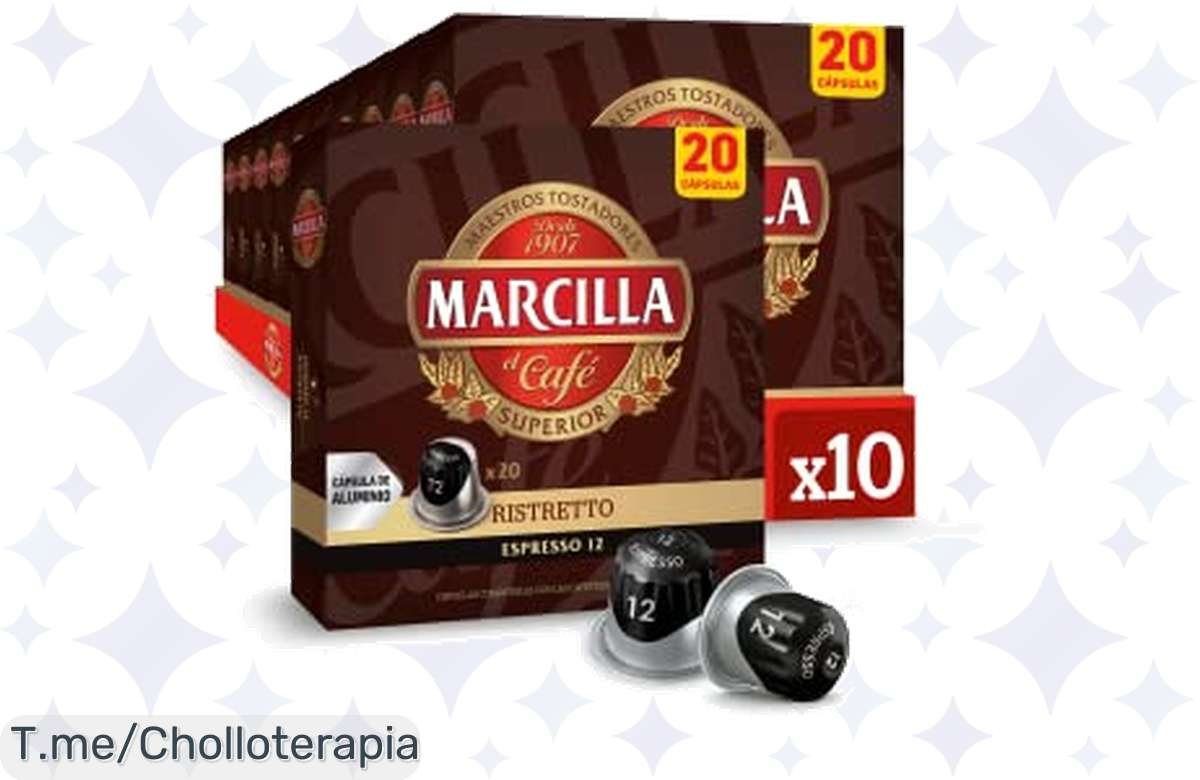 ¡Descubre el sabor intenso del Ristretto de Marcilla en oferta exclusiva en Amazon!