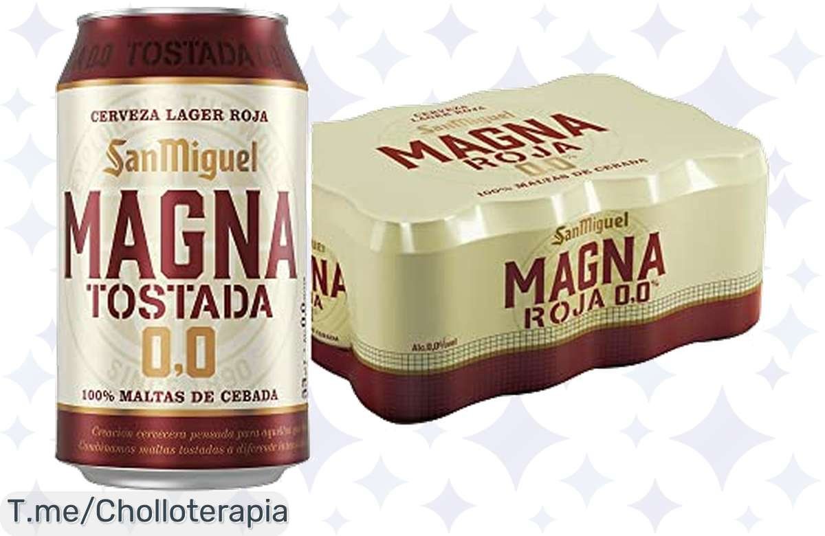 ¡Descubre la nueva San Miguel Magna Tostada sin alcohol y alucina con su sabor!