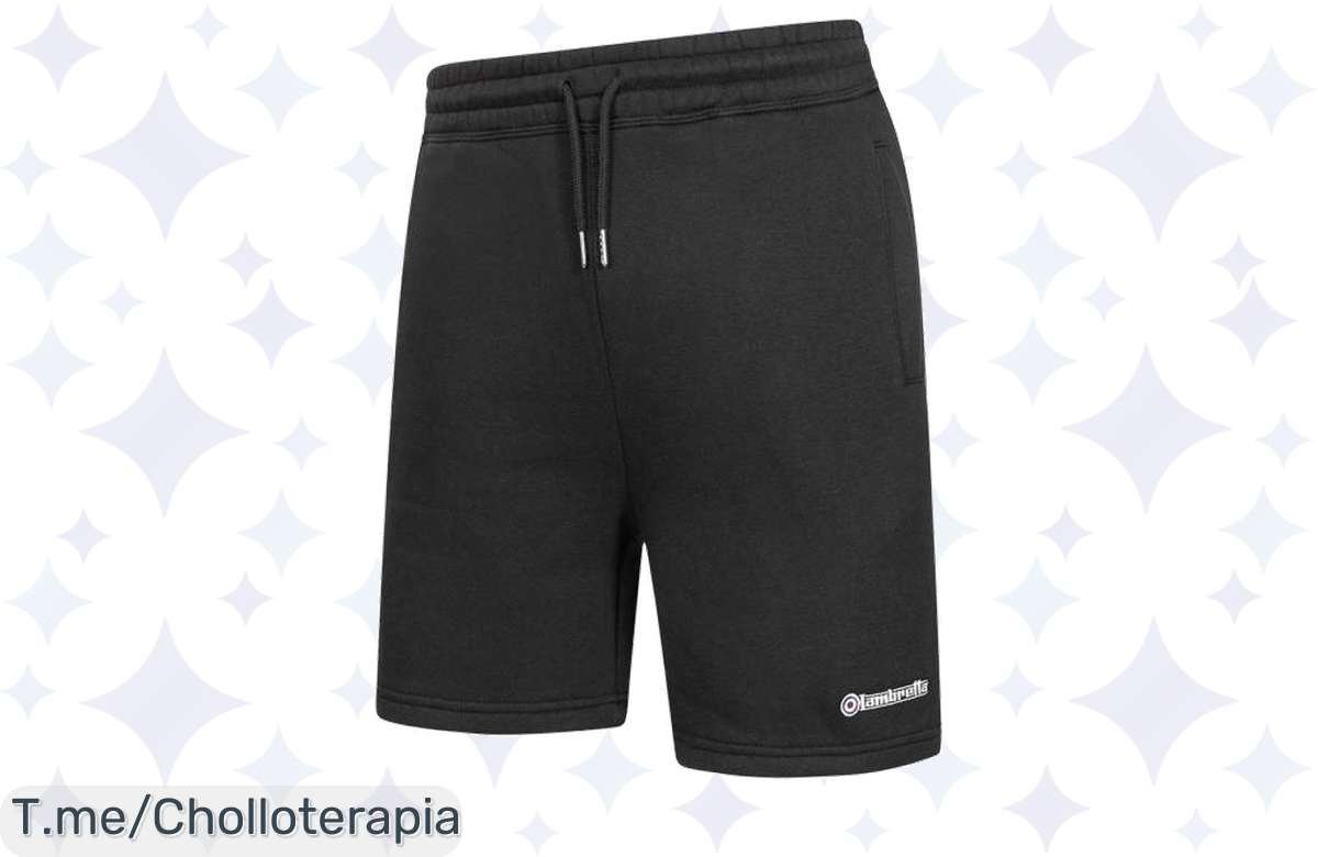 ¡Descuentazo! Pantalones cortos Lambretta de felpa para hombres a precio de risa
