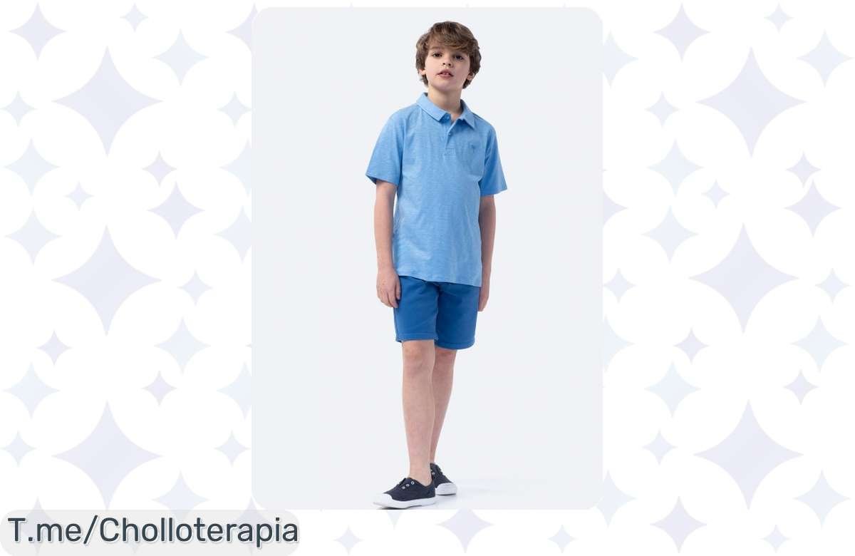 ¡Descuentazo! Polo liso de Niño TEX al mejor precio