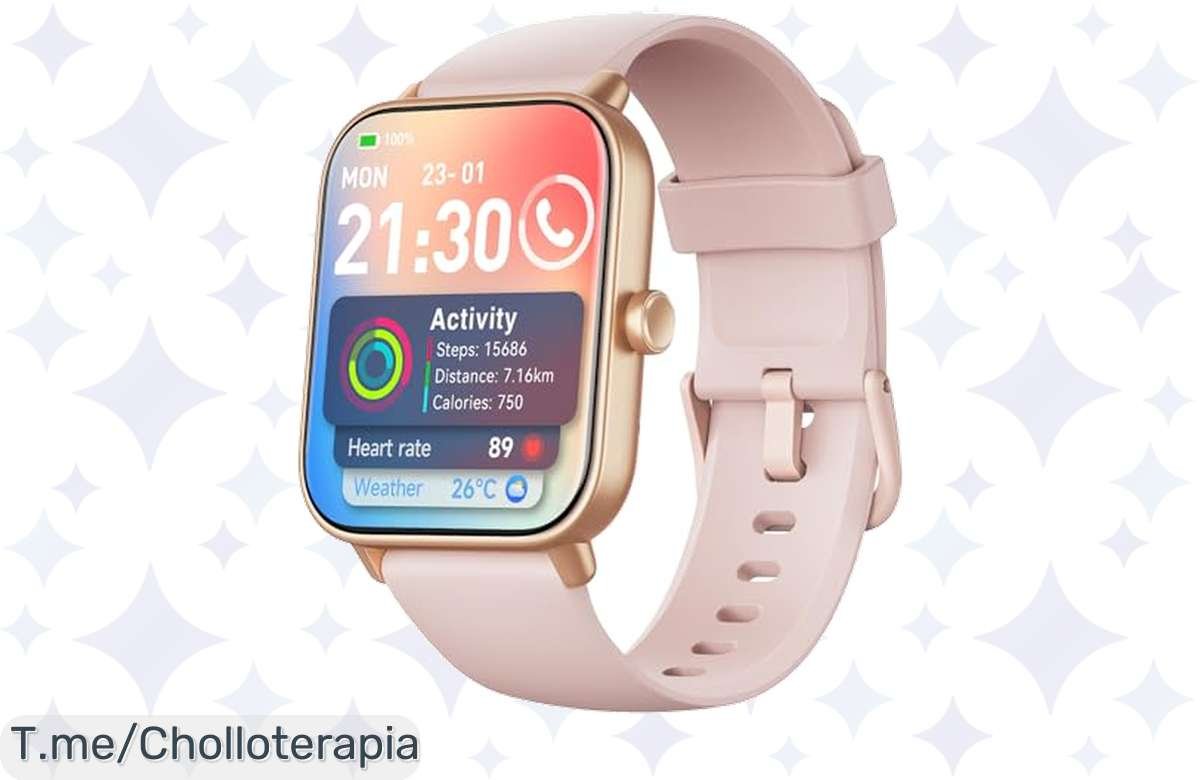 ¡Descuento bomba del 67% en relojes inteligentes para mujer! ¡Llama y habla con Alexa ya!