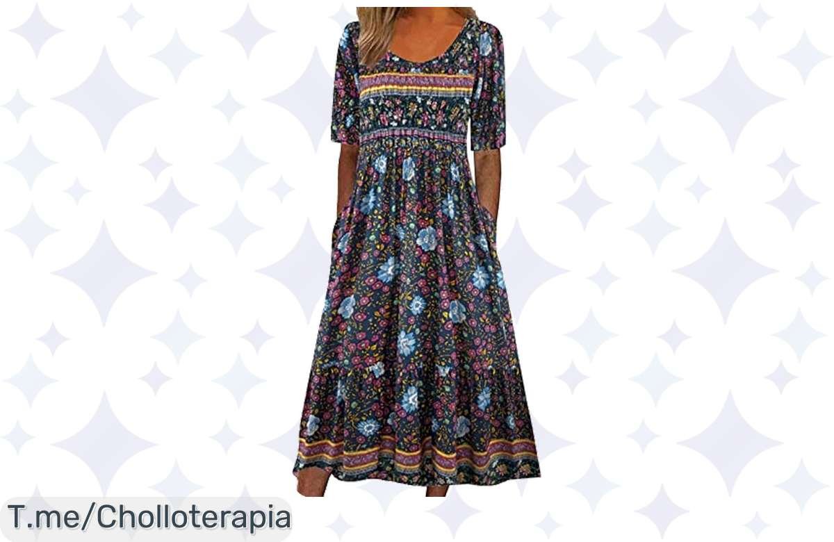 ¡Descuento del 50%! Vestido de verano con bolsillos: ¡Imperdible oferta!