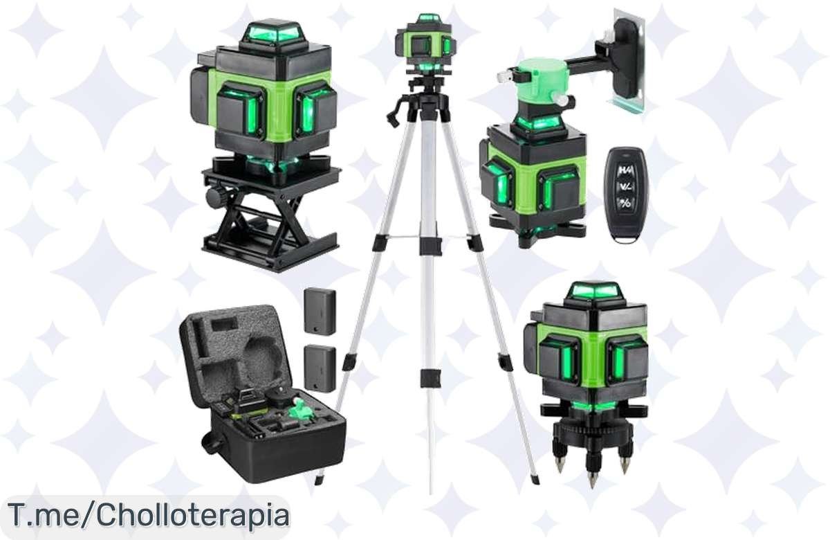¡Descuento exclusivo! Nivel láser 360 para medirlo todo con precisión. ¡Aprovecha ya!