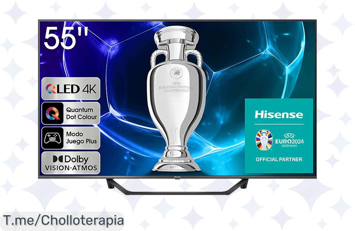 ¡Descuento exclusivo en TV QLED 55 Hisense Smart TV UHD 4K! ¡Calidad de imagen increíble!