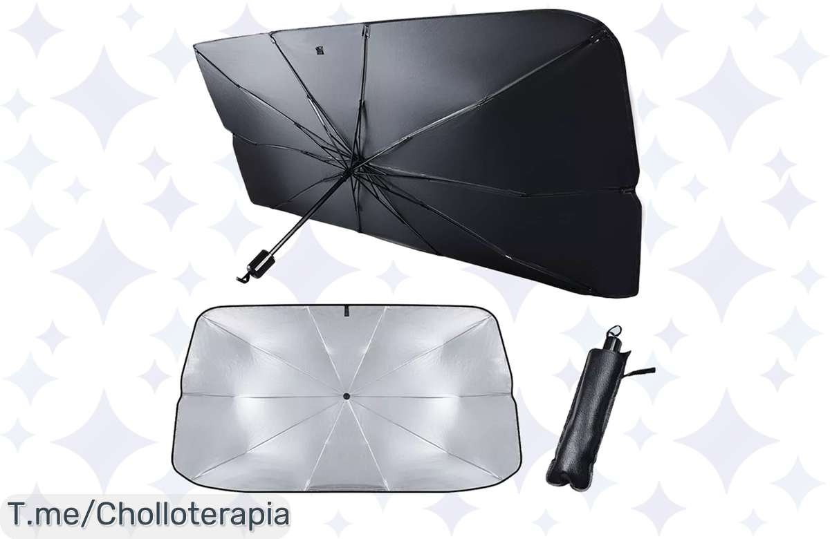 ¡Dile adiós al calor en tu coche con este parasol plegable! ¡Compra antes de que se acabe la promoción!