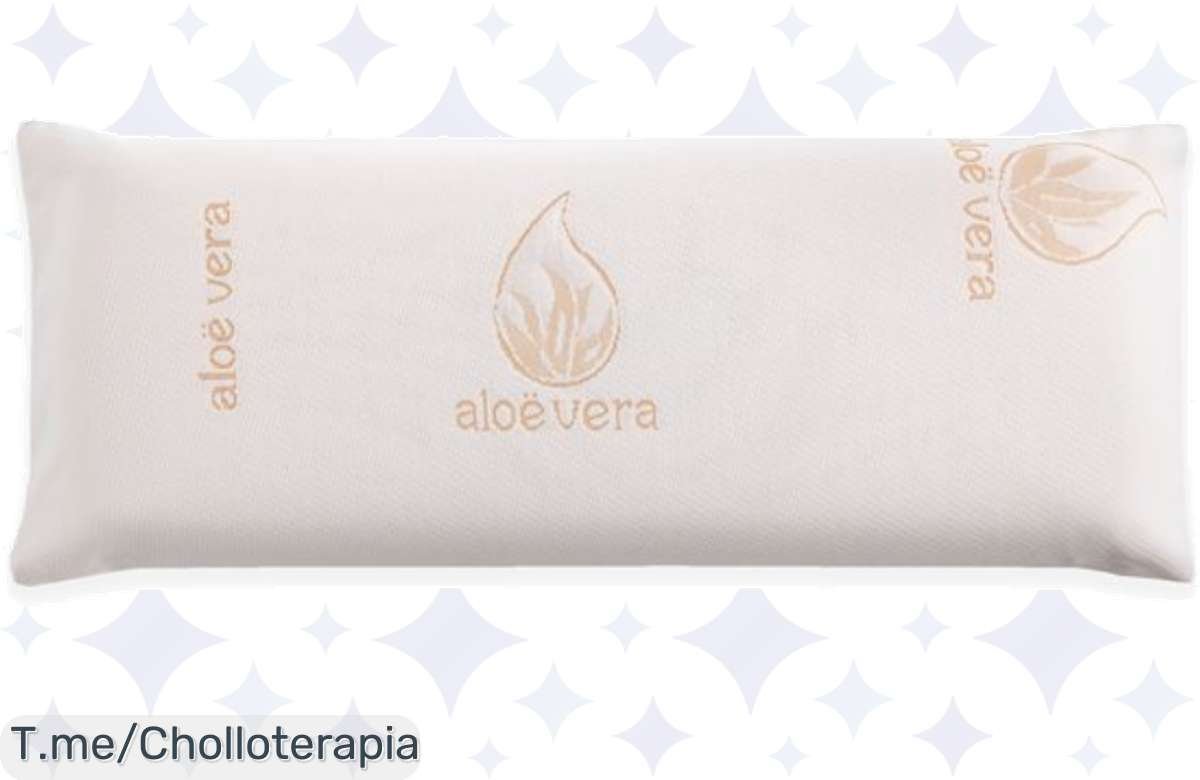¡Duerme como nunca con este descuento único en almohadas con funda Aloe Vera 100%!