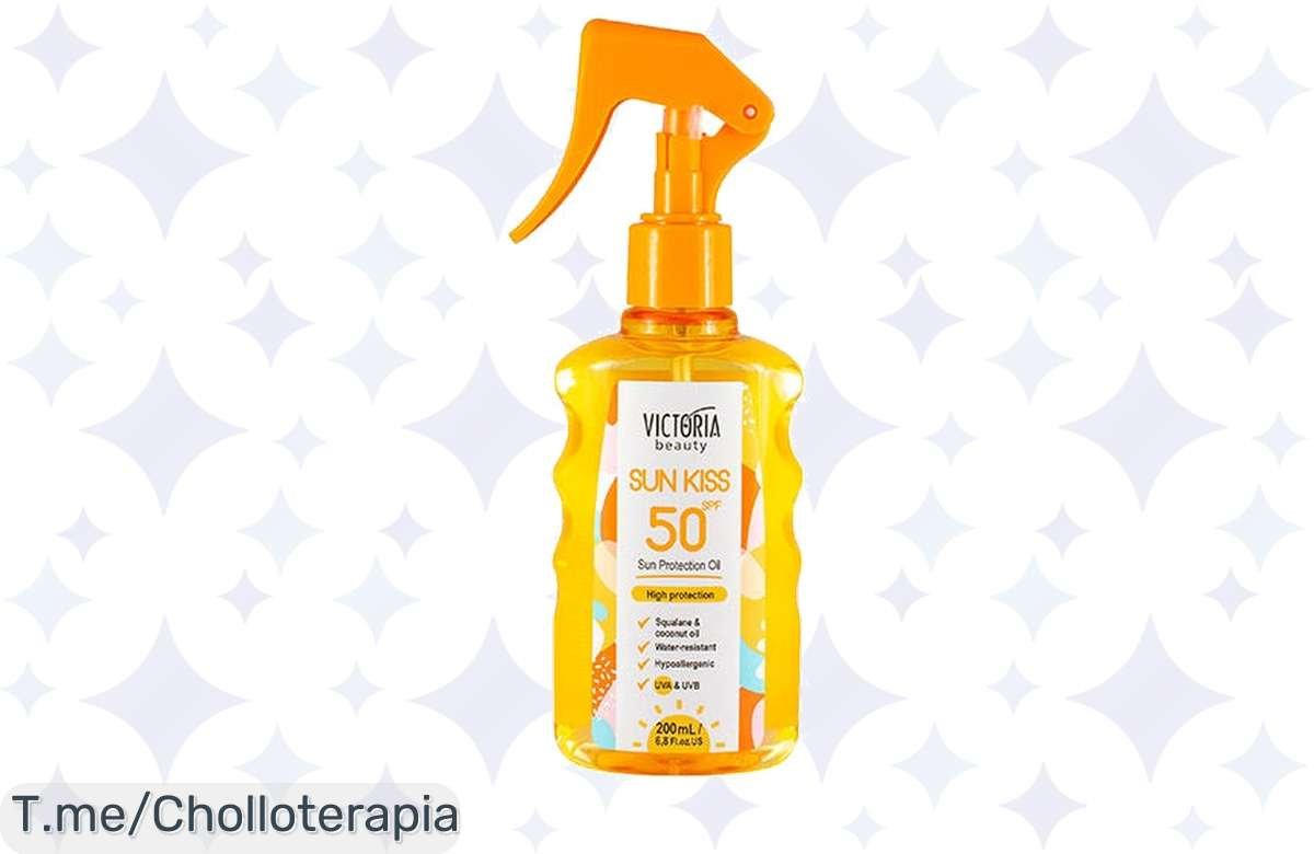 ¡El mejor aceite solar para tus peques a precio de risa!