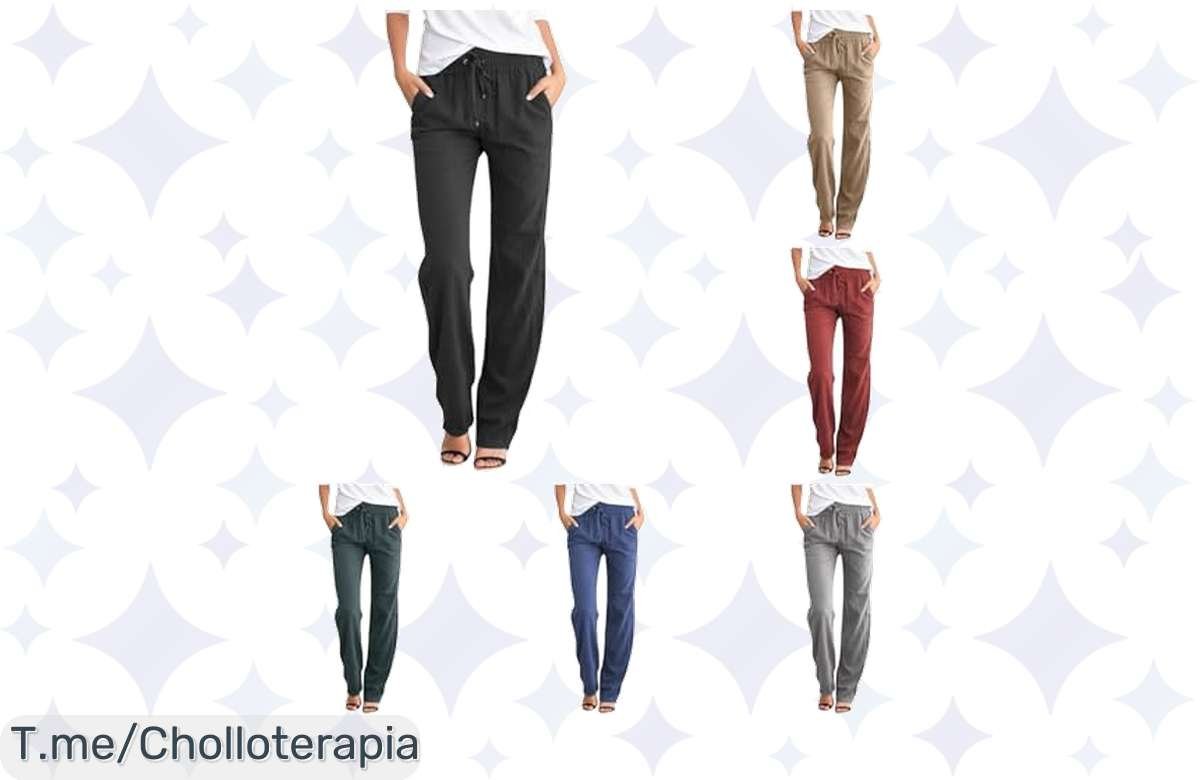 ¡Estilo veraniego: pantalones de lino para mujer con 50% de descuento!