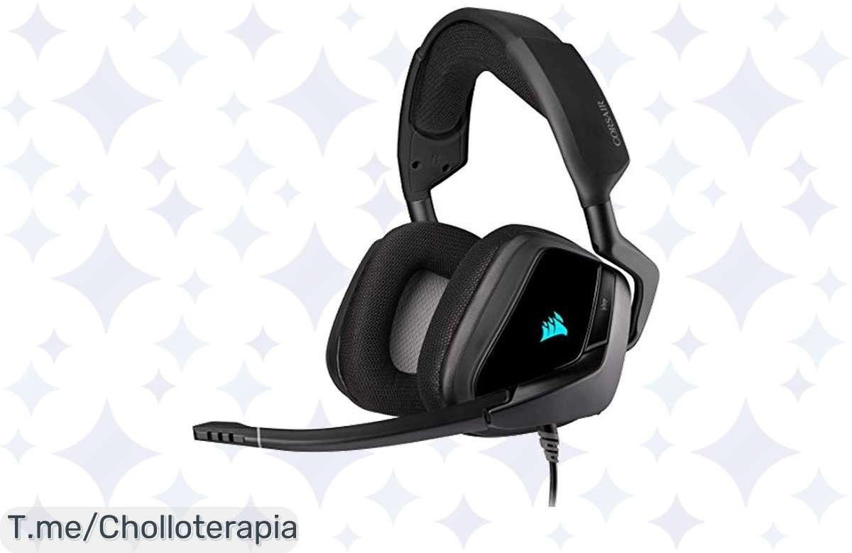 ¡Experimenta el mejor sonido mientras juegas con estos auriculares Corsair VOID Elite RGB USB!