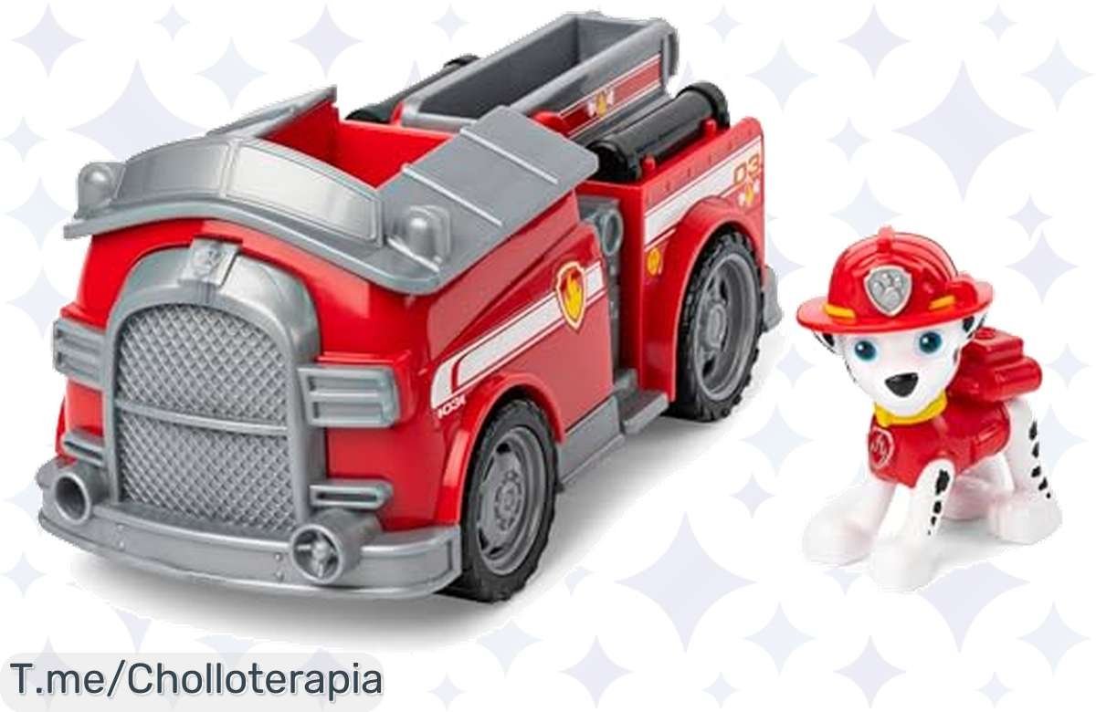 ¡Ganga total! Camión de bomberos Marshall, diversión al mejor precio