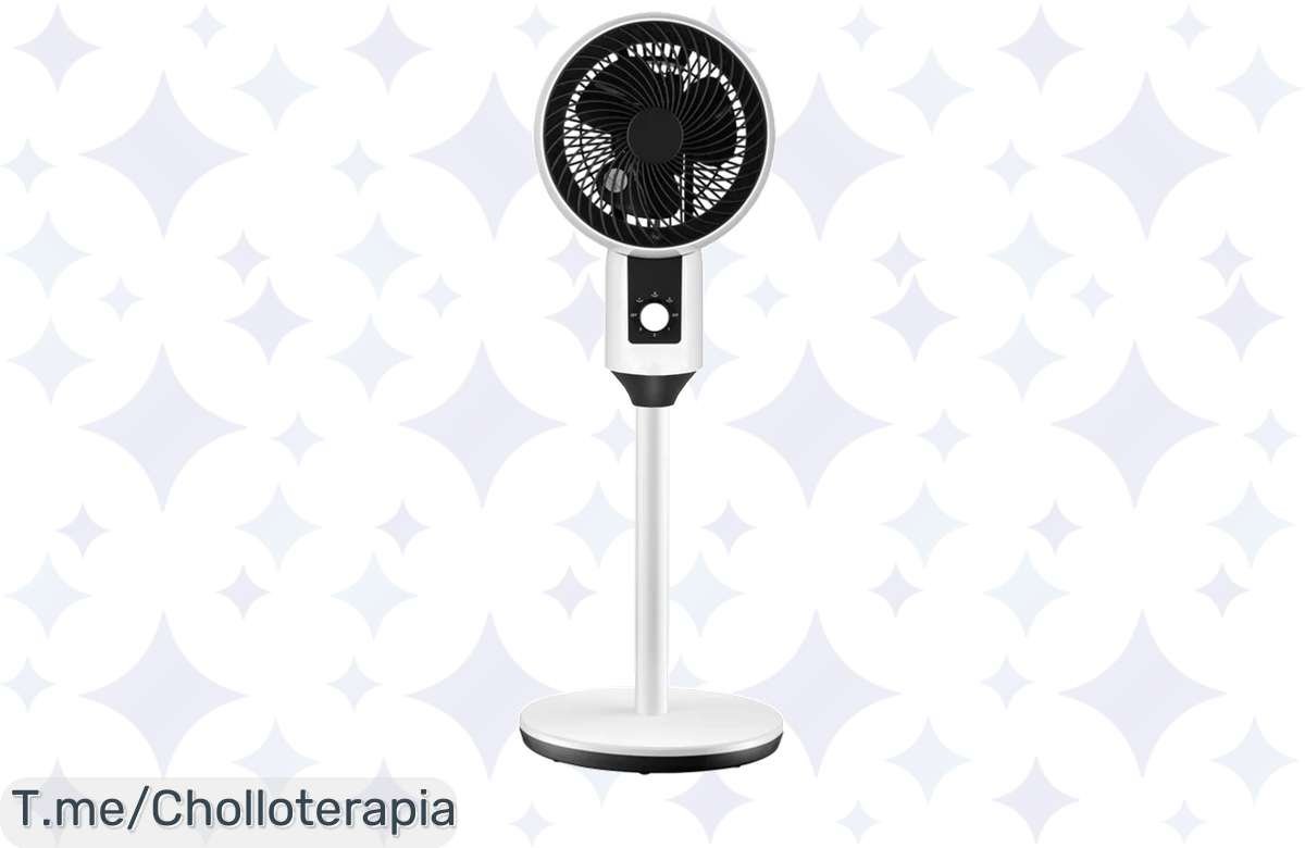 ¡Gangazo! Ventilador de Pie 25W con Inclinación Ajustable al Mejor Precio – ¡No te lo Pierdas!