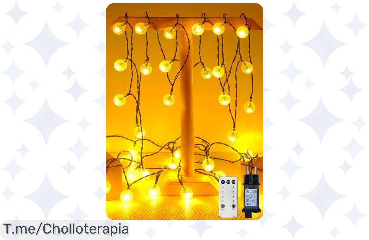 ¡Guirnaldas LED para Exterior: Oferta Relámpago para Tus Fiestas!