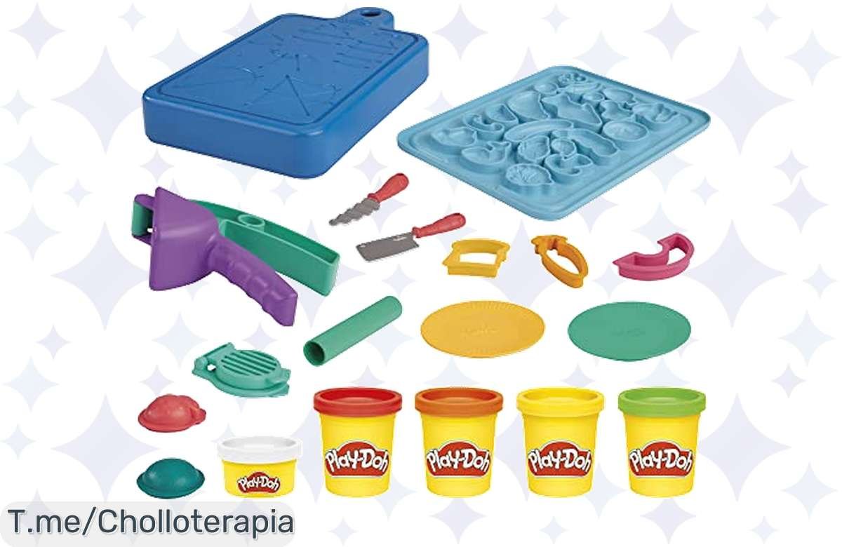¡Hazte ya con el set PlayDoh y convierte a tu peque en un Chef creativo por menos!