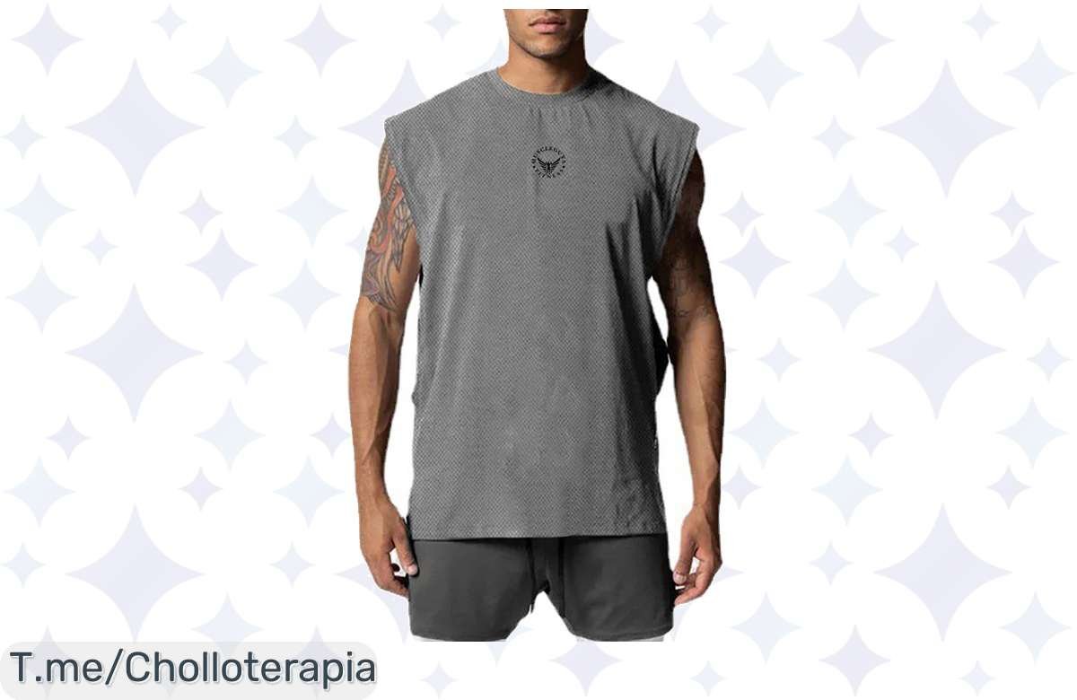 ¡Hazte ya con la camiseta de entrenamiento que revolucionará tu fitness!