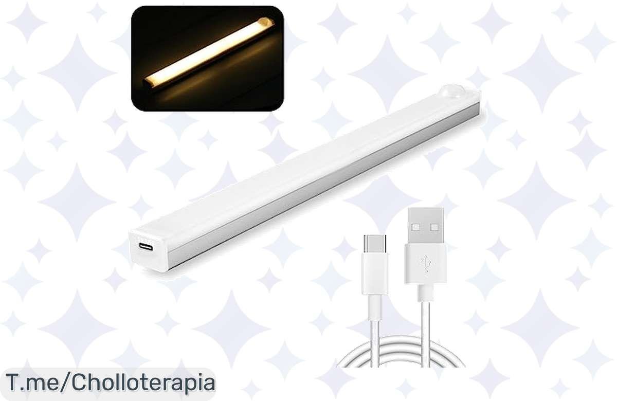 ¡Ilumina tus noches con la innovadora Luz LED con sensor de movimiento!
