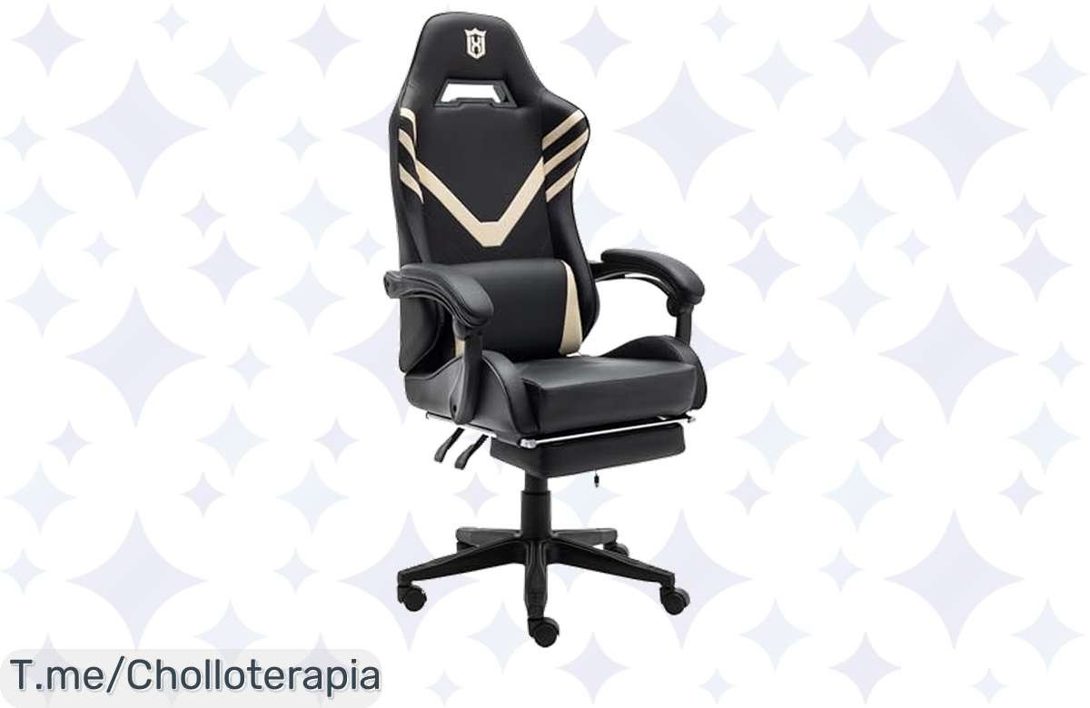 ¡Increíble! Silla Gamer Ergonómica con Soporte Lumbar a Precio de Risa  ¡Corre que Vuelan!