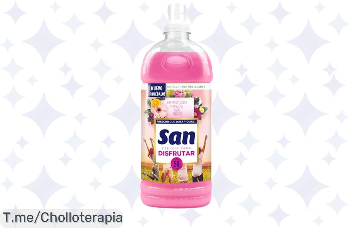 ¡Increíble oferta! Suavizante Ropa Lavadora Líquido Concentrado SAN, ¡la fragancia que necesitas!