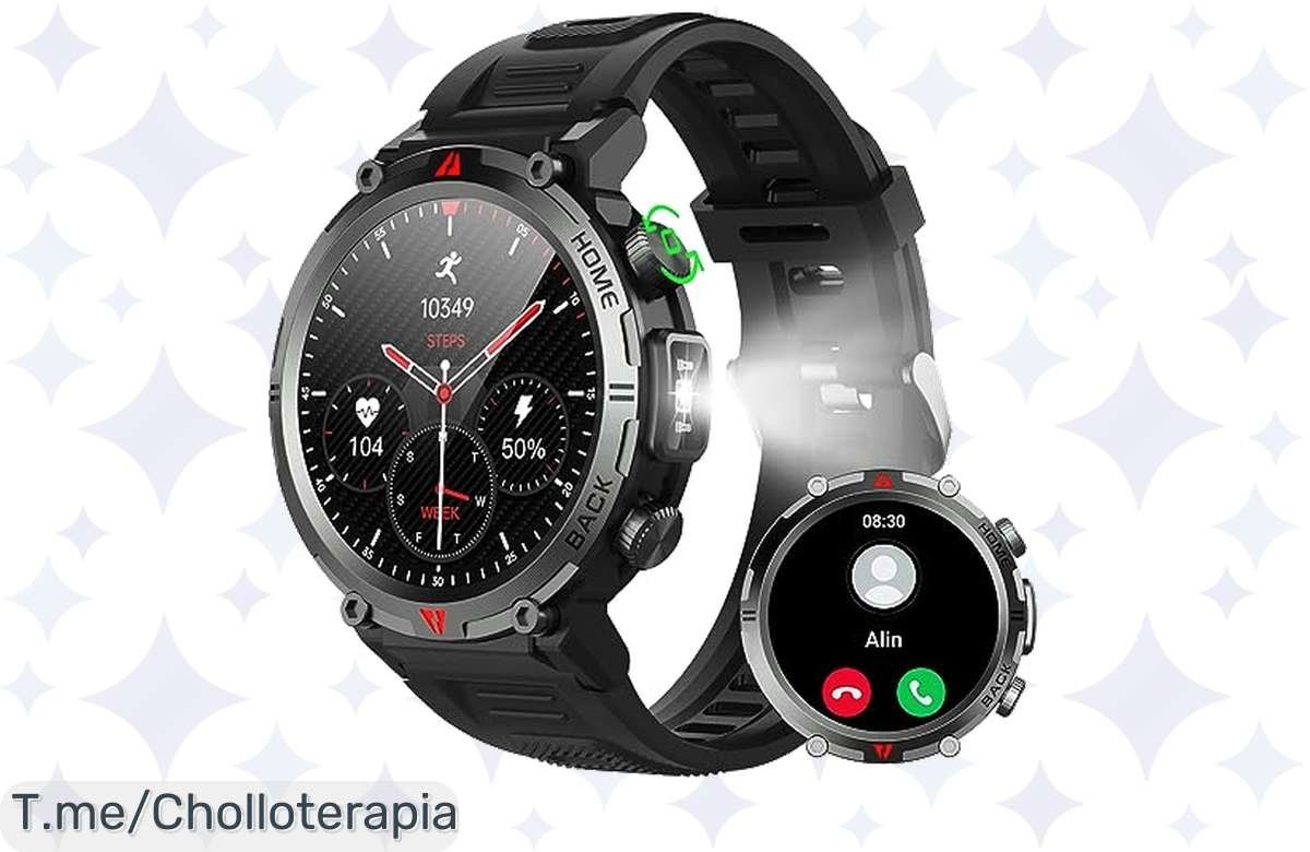 ¡Inigualable oferta! Reloj Inteligente Hombre Mujer con Pantalla HD Táctil de 1,45 ¡No te lo pierdas! ¡Haz clic ya!