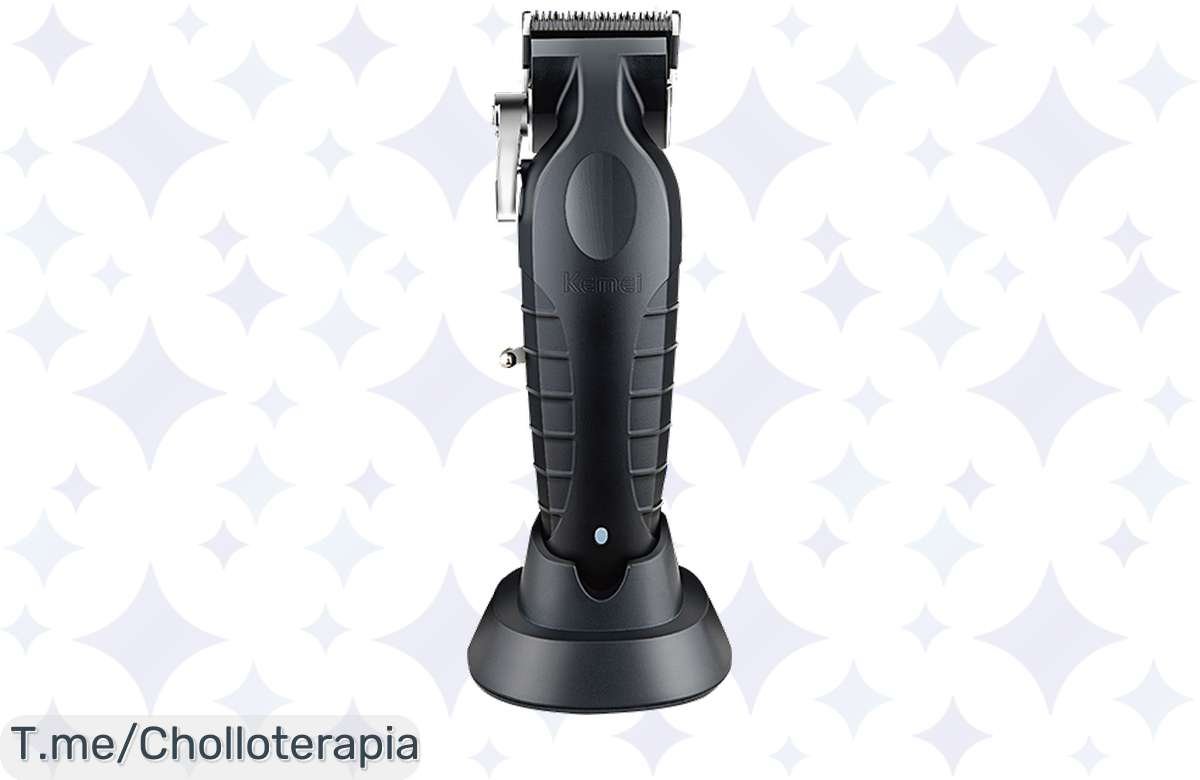 ¡La cortadora de pelo Kemei rebajada: potencia brutal y batería infinita a precio loco!