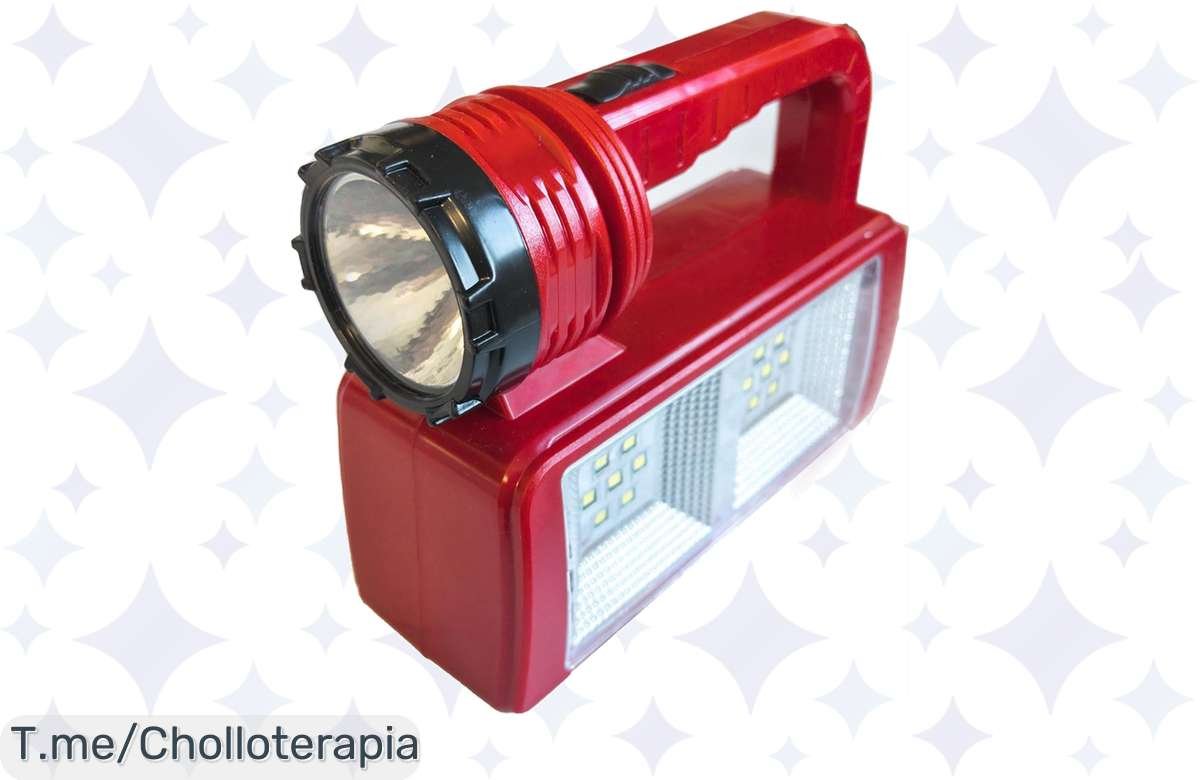 ¡La luz recargable que necesitas para tus escapadas al aire libre!