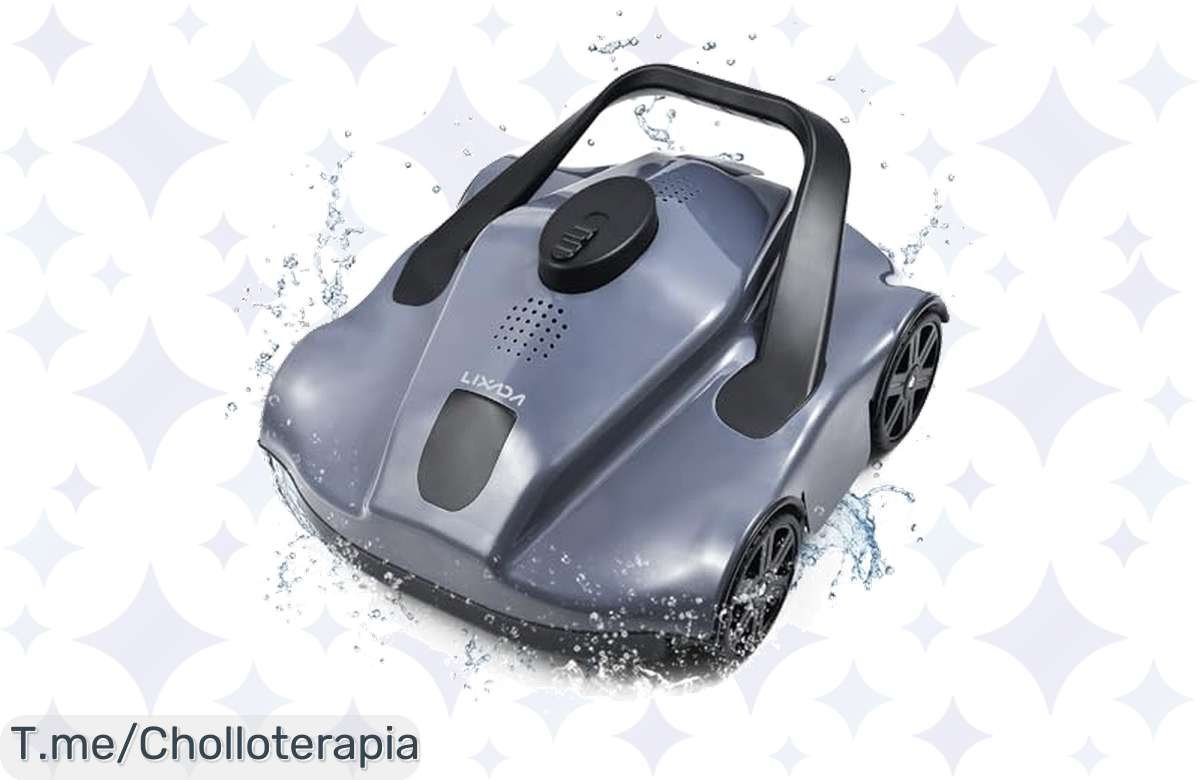 ¡Limpia tu piscina sin esfuerzo con este Robot Potente y Autónomo!