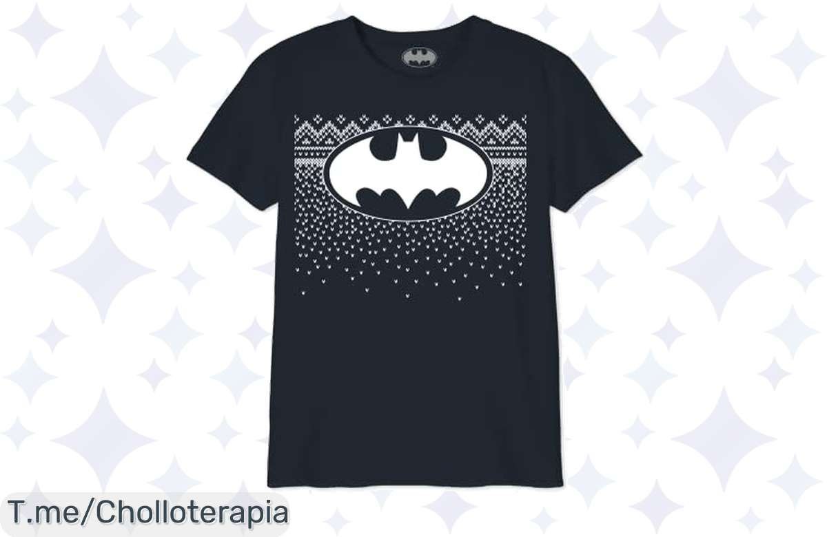 ¡Luce como un auténtico superhéroe con esta camiseta de Batman a precio de locura! ¡Solo por tiempo limitado!