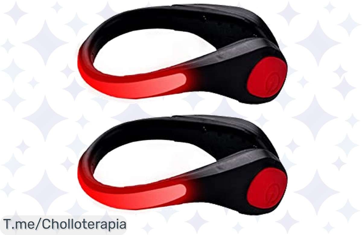 ¡Luces LED para Zapatos con Descuento: Brilla Seguro en la Noche!
