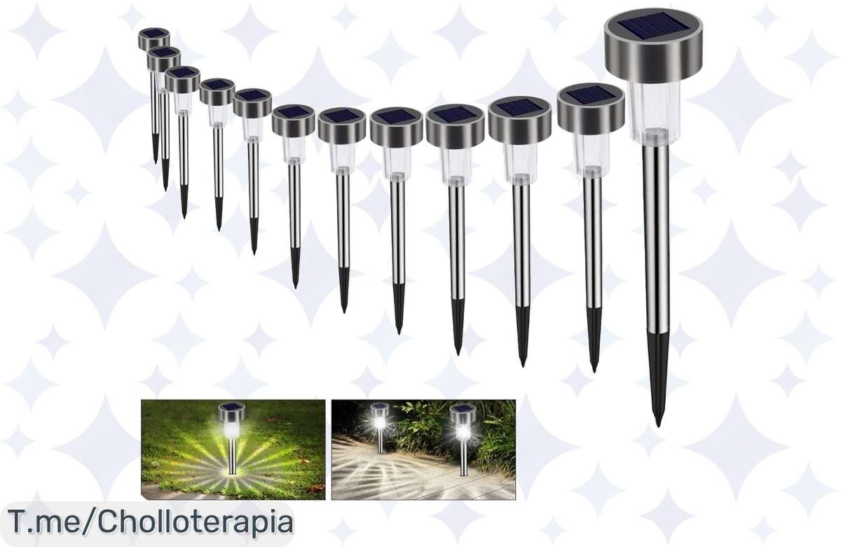 ¡Luces Solares para Jardín a Precios Ridículos! Ilumina tu Espacio sin Cables – ¡Corre que vuelan!