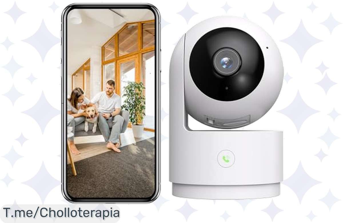 ¡Mantén tu hogar seguro! Cámara WiFi 2K con visión nocturna ¡Oferta exclusiva!