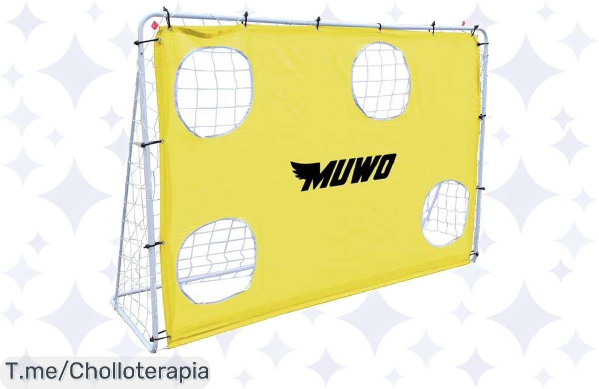 ¡Marcar goles como un campeón con esta oferta única de portería de fútbol Muwo!